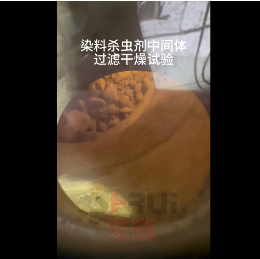 無(wú)錫雙瑞—染料殺蟲(chóng)劑中間體過(guò)濾干燥試驗(yàn)